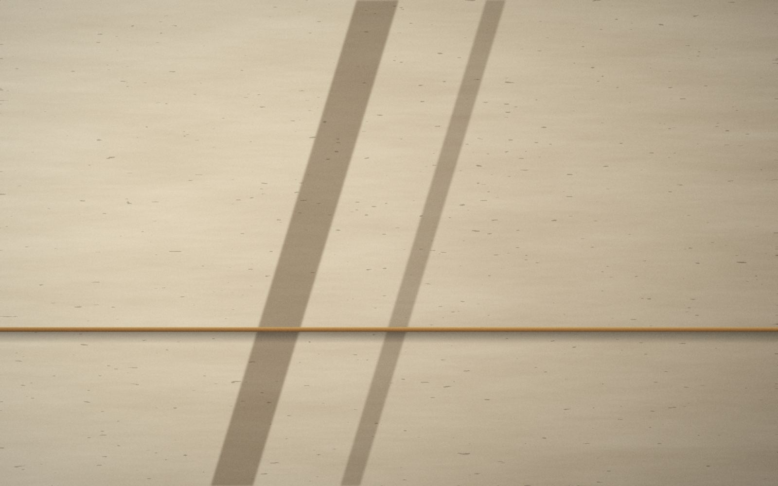 Honed travertine with window shadow